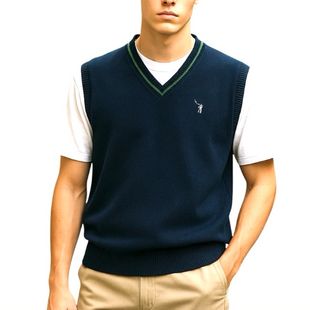 William Murray Golf Vest NWT Navy Large RARE